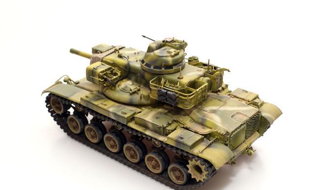 一款很怪异的坦克—— 美军 m60a2"巴顿" 坦克模型