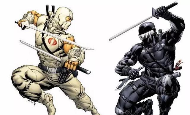 joe》白幽灵和面具人两个角色为灵感,打造"storm shadow" 及 "snake