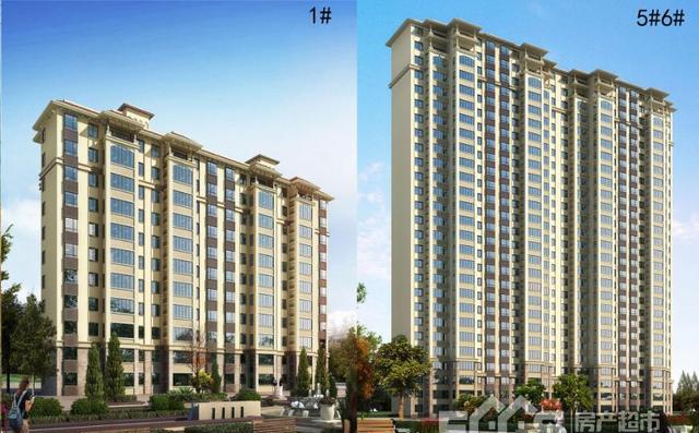 5#,6#分别为27层的两梯四户式高层住宅,每栋楼两个单元,共计432套