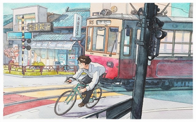 日本东京的动画背景插画师 mateusz urbanowicz_新浪看点