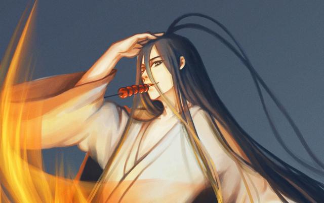 被称东方美人,特征是蟑螂须的头发(雾).喜欢吃冰糖葫芦.