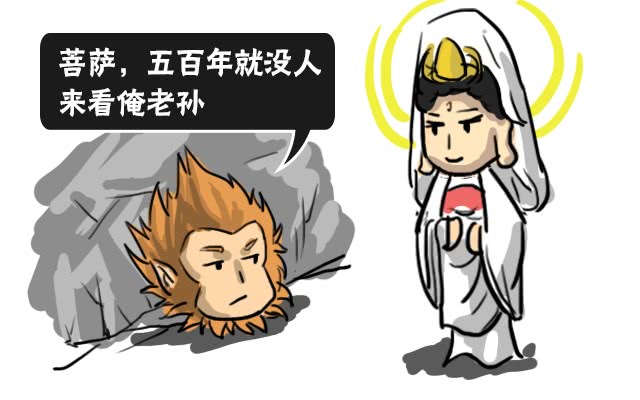 孙悟空被压在五行山下,500年来为啥一个兄弟都不来探望他?
