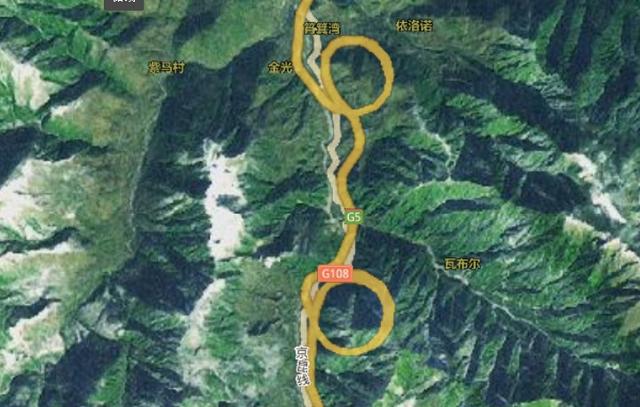 雅西高速为什么会出现螺旋状高速公路
