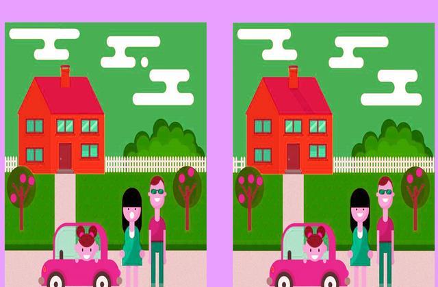 4张图,找出30处以上不同的,智商超过140!敢挑战的再点吧