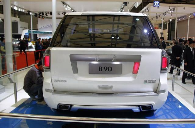 现在北汽要对百万级别的汽车吹起冲锋号了,b90据消息称快要上市了