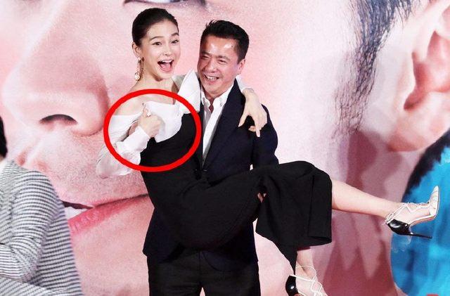 这5位被公主抱的女星,baby赵丽颖很害羞,范冰冰很尴尬!