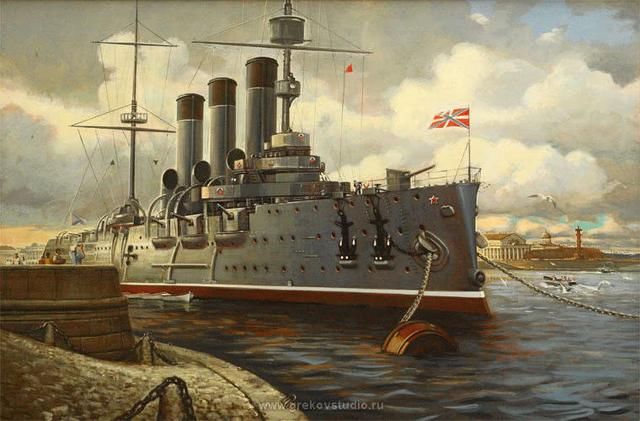 俄罗斯自由派人士开始攻击这艘具有精神图腾性质的"阿芙乐尔"号巡洋舰