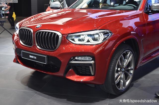 2018年日内瓦车展: 弗拉门戈红色新宝马x4