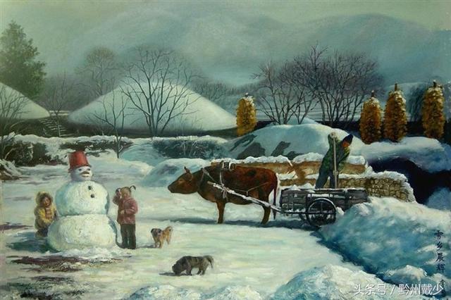 满满的回忆油画里的乡土中国