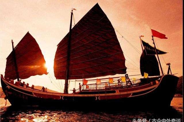 鸦片战争清朝战船图片