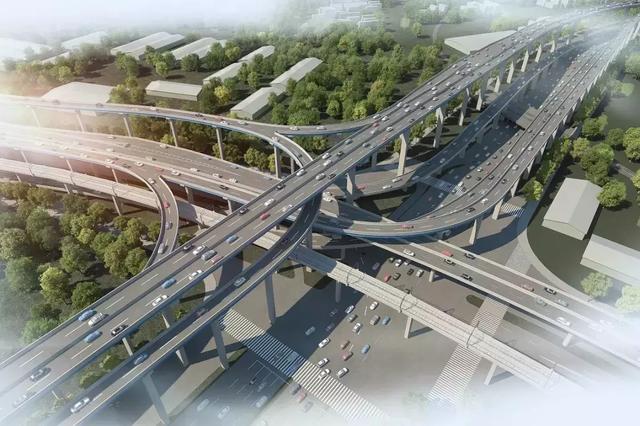 减轻中环北段,逸仙路高架,南北高架等快速路的交