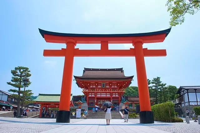 京都伏见稻荷 千本鸟居的绝美风景
