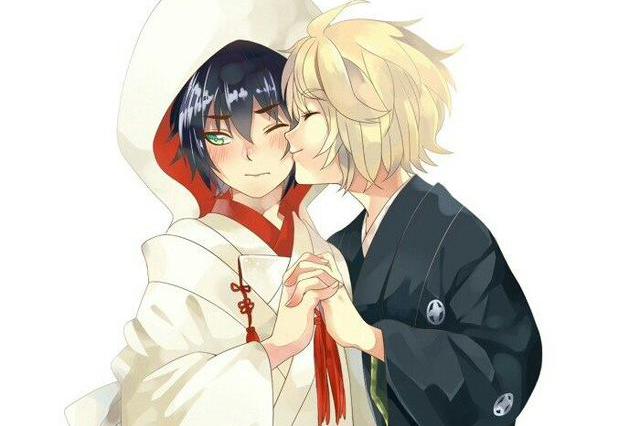 动漫男男结婚秀恩爱,白无垢婚纱照惊爆眼球,这才是真爱