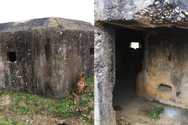 日军修建的方形碉堡,或掩映在竹林中,或矗立于农田中,或扼守在公路旁