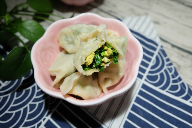 no2:韭菜鸡蛋饺子
