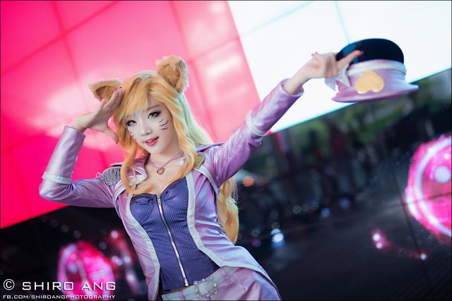 韩国螺旋猫团员miyuko扮演的阿狸不愧是cosplay界的著名团体