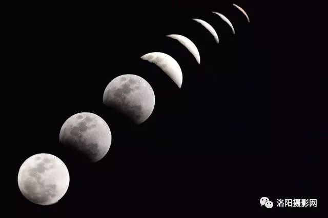 152年一遇超级月亮洛阳摄友们拍摄月全食最后一张最牛