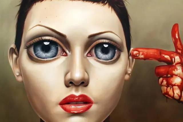 在玛格丽特·基恩影响下的"大眼睛"式创作打动人心的往往是悲情.