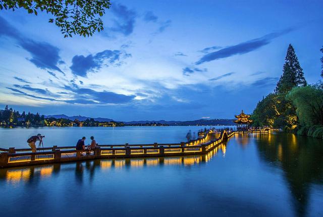 浙江杭州五大旅游景点