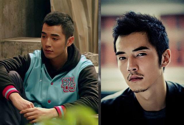 金世佳从剧中以为傻傻的弟弟变成了现在混身具有男人味的型男,人设的