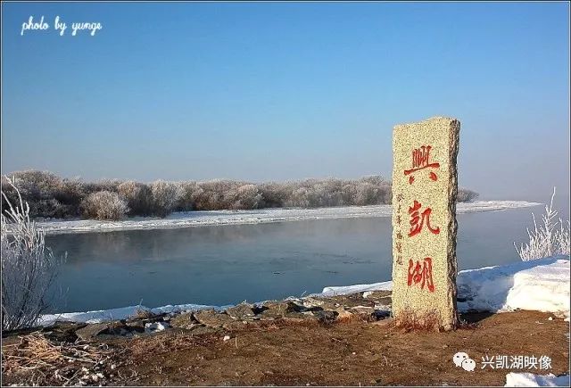 兴凯湖龙王庙雾凇中俄边境上的绝美奇观