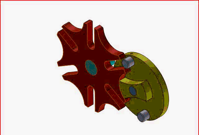 z=6 n-2 槽轮机构空间槽轮机构多轴钻