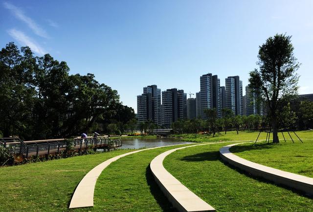 福州首個海綿公園——牛崗山公園對外開放