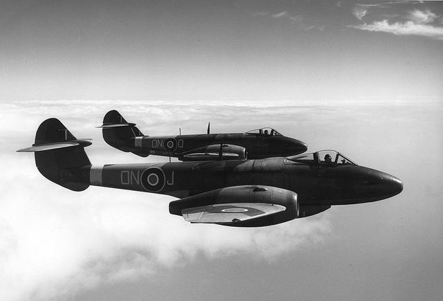 二战战机之喷气流星英国流星战斗机