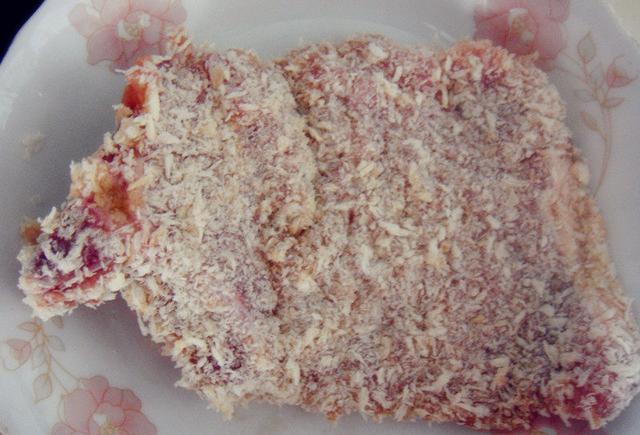 7.处理好的大排表面看不见肉了.