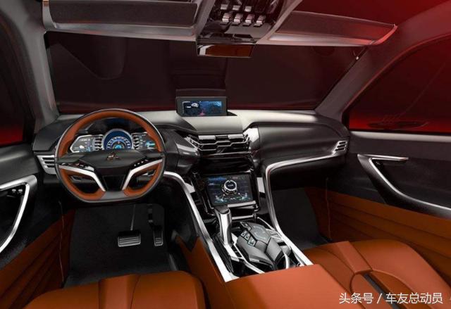 三菱gt-phev概念车亮相,1.5 全景天窗,纯电动状态下续航为120km