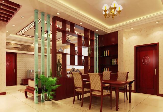 餐厅隔断装修效果图 餐厅隔断效果图欣赏