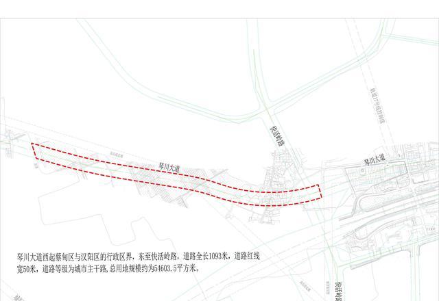 琴川大道开建!串联蔡甸与汉阳!