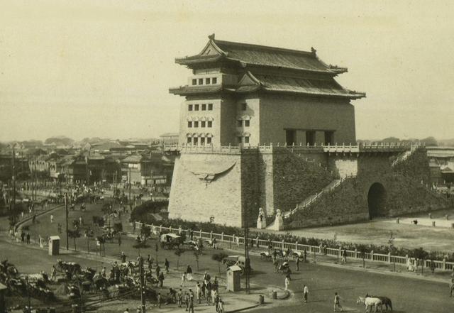 北洋时代珍贵老照片,那时的北京城是这个样子的
