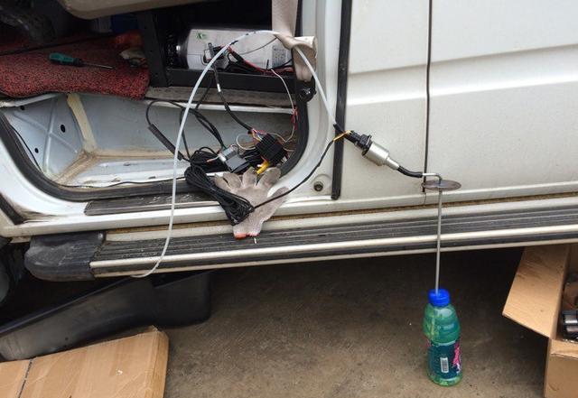 车友自己动手为大通v80房车加装柴油驻车加热器全过程