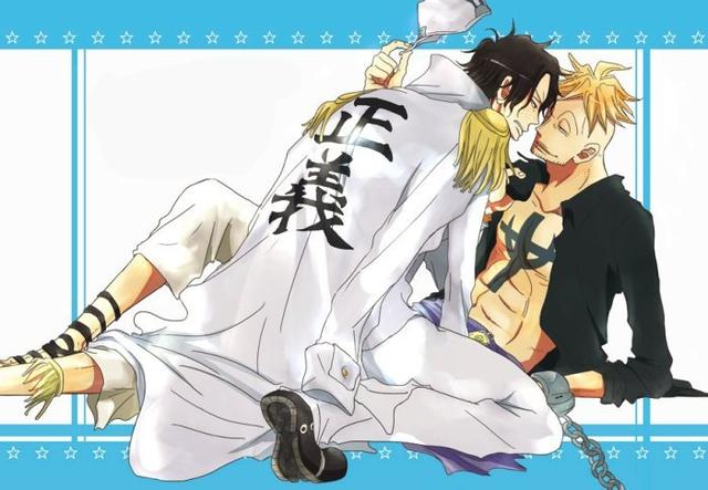 盘点海贼王非官方基友cp,来来来,吃一口基友狗粮