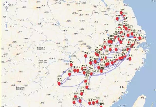 有人把李白杜甫一生的旅行足迹做了地图,忽然发现了不得了的事情