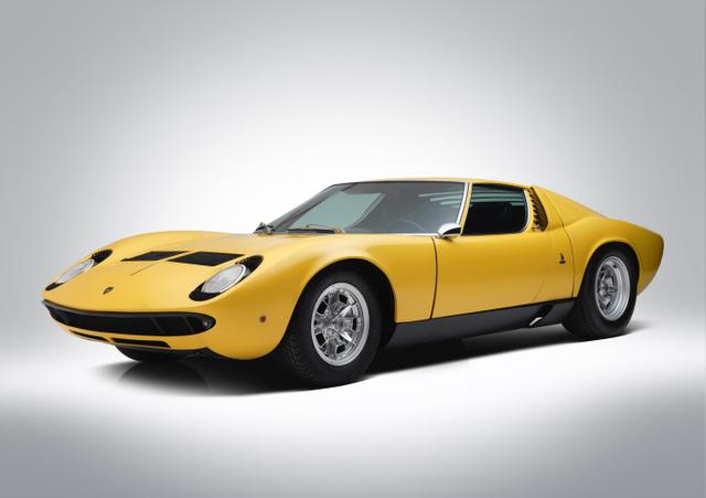 一台年过近半百的兰博基尼miura p400/s,估价超过1000万