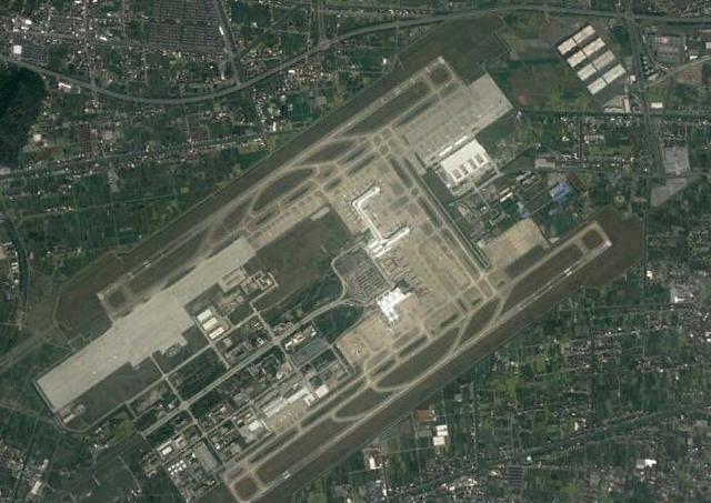 卫星看浙江省的13个机场