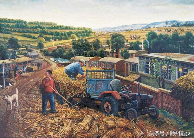 满满的回忆油画里的乡土中国