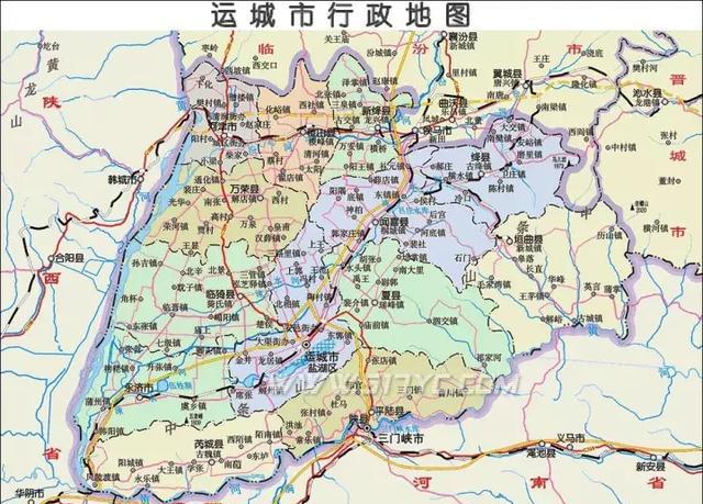 山西运城市平陆县地图图片