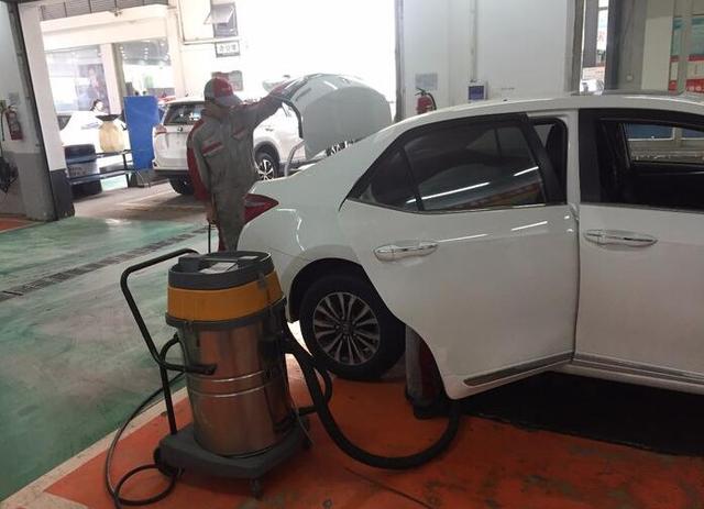 开了3000公里,丰田卡罗拉1.2t,4s店首次保养全过程拍照分享