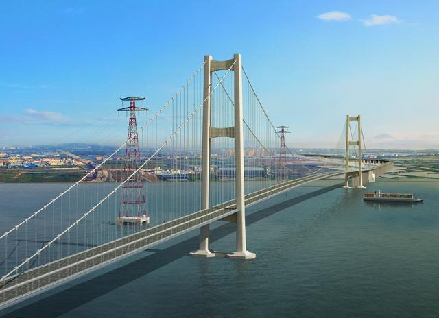虎门二桥上游距珠江黄埔大桥约20km,下游距虎门大桥约10km
