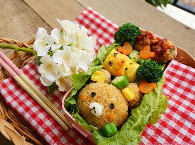 五道可爱的儿童便当的做法,让孩子爱上你做的便当