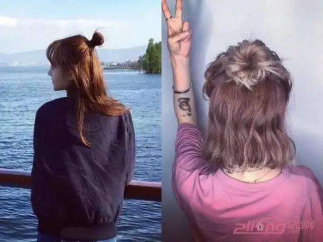 颜值不够可以扎个半丸子头扎发来提高你的气质