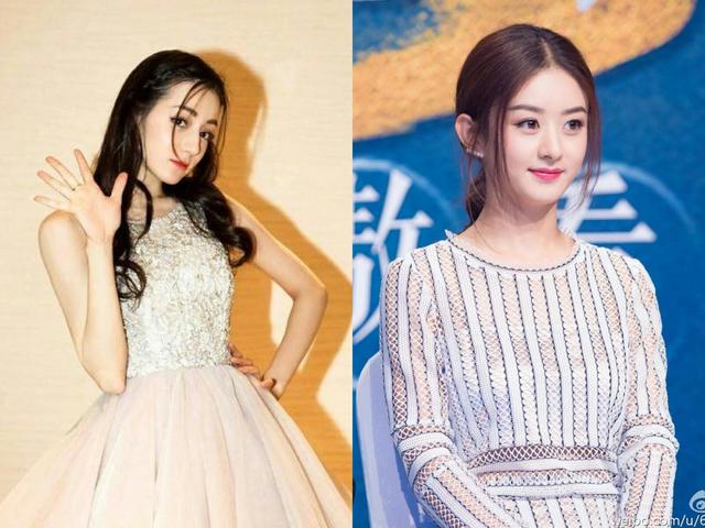 赵丽颖迪丽热巴组合网友都好喜欢