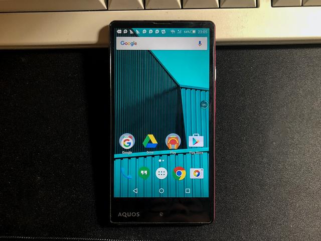 150元体验小米mix全面屏上手夏普503sh感觉很特别