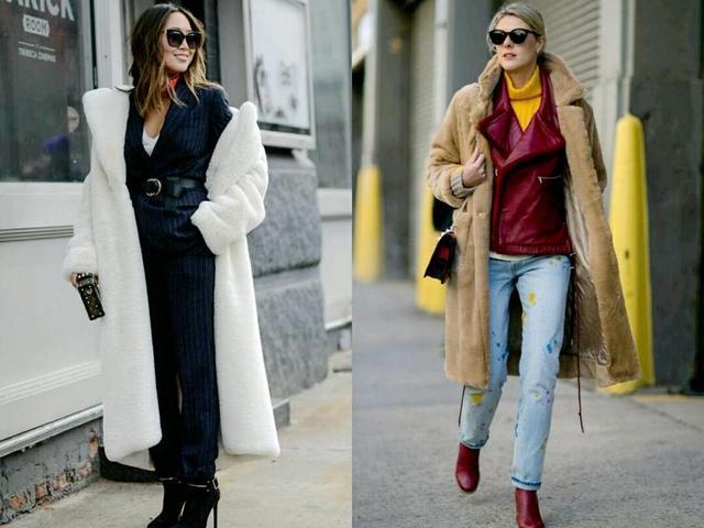 双外套叠穿远离臃肿羽绒服过年才时髦