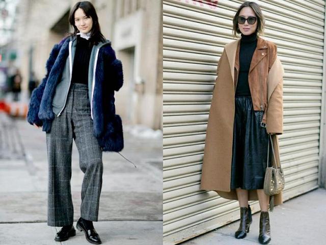 双外套叠穿远离臃肿羽绒服过年才时髦