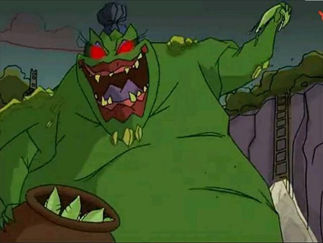 成龙历险记中圣主和波刚吃的竟是史莱姆这虫子很多粉丝都不认识