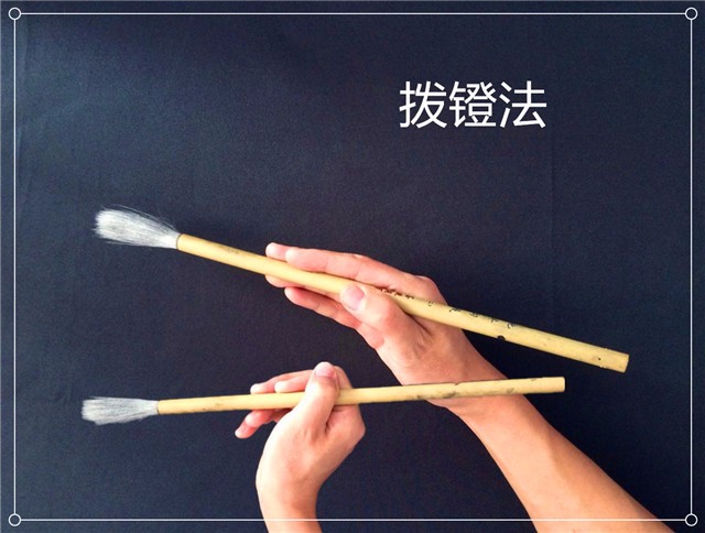 历代书画家已有不少的论述,如:单钩法,双钩法,拨镫法,握管法等等